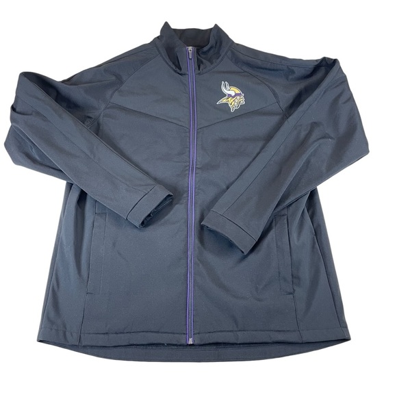 NFL Minnesota Vikings soft shell jacket men’s XL - Picture 1 of 8